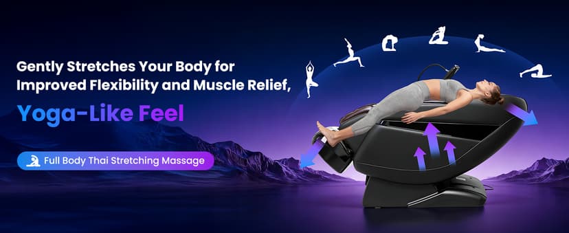 4D Music Rhythm Massage Chair Full Body, 2026 Unique Sonic Resonance Zero Gravity SL-Track Shiatsu Recliner with Knee Heating Blanket AI Voice Bluetooth Foot Roller Body Scan Airbags G9 Black