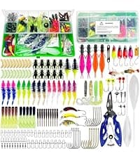 FREE FISHER Ice Fishing Reels 3.2:1 Gear Ratio Ultra Smooth 3+1Ball Bearings Strength CNC-machined Aluminum Inline Ice Fishing Reel with Left/Right Hand Retrieve