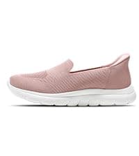 STQ Walking Shoes Women Arch Support Slip on Sneakers with Memory Foam Comfort Lightweight