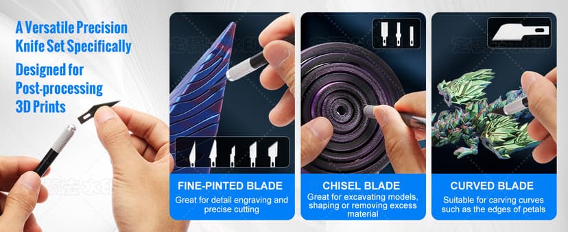 68Pcs 3D Printer Tools Kit with Storage Case, 3D Printer Accessories - Deburring Tool, 3D Printer Removing Scrapers, Metal Files, Brushes, Hand Drill, Tweezers, for Bambu Lab, Ender 3, Kobra, etc.