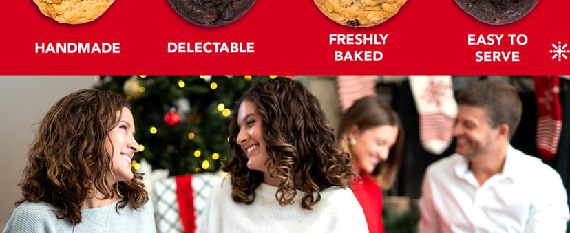 David's Cookies Merry Christmas Assorted Cookies in Sweet Sampler Tin – Fresh Baked Delicious Crunchy Cookies, Gourmet Cookie Gift Box For Friends, Family – Christmas Treats For Holiday Gatherings