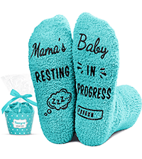 HAPPYPOP Pregnant Mom Gifts - Maternity Socks for Expectant Mothers, Thoughtful Choices for IVF Journeys B0CPXZW417