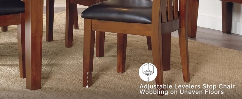 Signature Design by Ashley Ralene Rake Back 19" Dining Room Chair 2 Count, Medium Brown