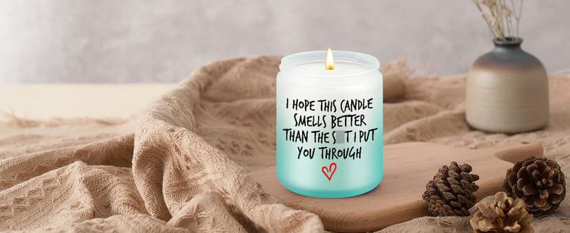 Fairy's Gift Candle I'm Sorry I Love You Gifts for Her Him Mom, Gifts for Wife, Grandma Girlfriend Wife Birthday Presents Ideas, Christmas Funny Presents for Women Men Dad Husband Boyfriend Parents