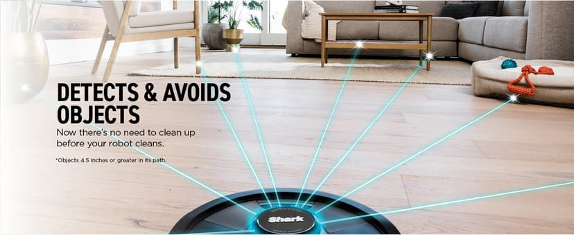 Shark Robot Vacuum & Mop Combo, Powerful Suction, Matrix Plus, 60-Day Debris Capacity, HEPA Bagless Self Empty Base, Sonic Mopping, Home Mapping for Pet Hair - Carpets & Hardfloor, AV2610WA