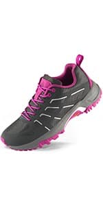 wantdo Women's Waterproof Hiking Boots Lightweight Outdoor Camping Shoes