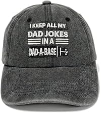 Premium Embroidery Design, Adjustable Metal Buckle Closure, Simple Lifestyle Wear Dad Hat for Father Embroidered Adjustable Baseball Cap for Men Women B0GWPLMQX1