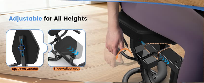 Recumbent Exercise Bike, Recumbent Stationary Bike for Home, Recumbent Bike with 400LB Weight Capacity Whisper-Quiet 16 Levels Magnetic Resistance Heart Rate and Multi-Function LCD Comfortable Seat