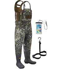 Gonex Chest Waders Hunting Fishing Waders for Men Women Waterproof 70D Nylon Wader for Duck Hunting Fishing Green, Sizes 8-13