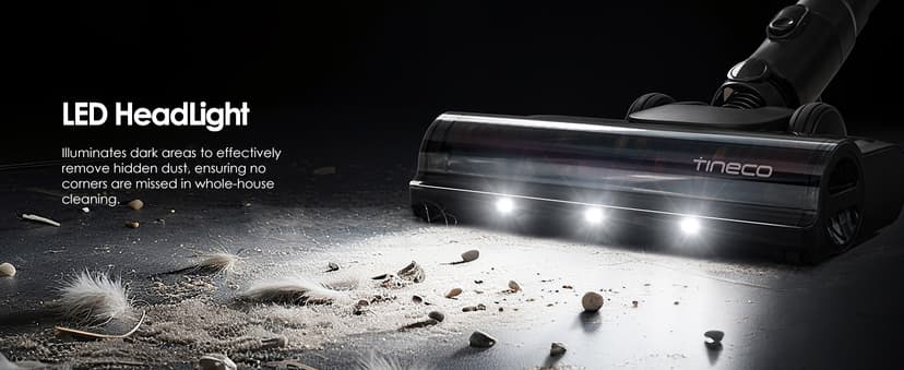 Tineco Pure ONE S30 Cordless Vacuum Cleaner, 150AW Powerful Suction, Zero Tangle Brush, Up to 65min Runtime, 6-Stage HEPA Filtration, PureCyclone Technology Stick Vacuum with Wall Mount Dock