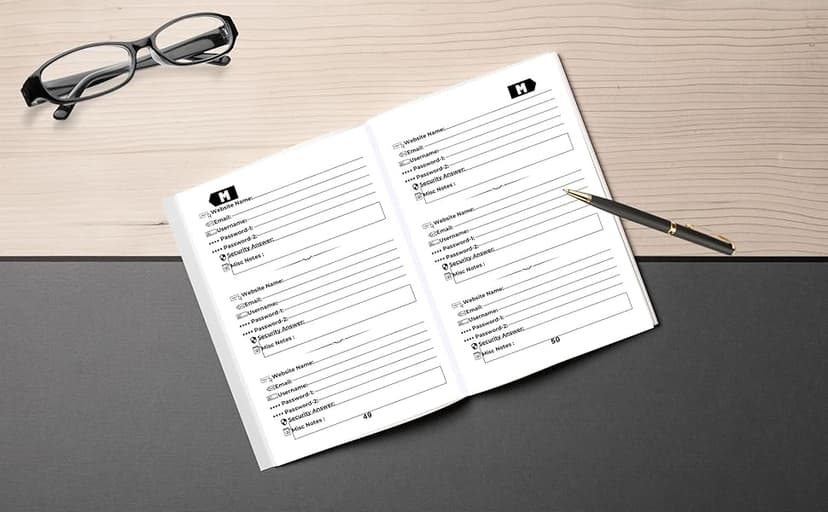 Gifts For Men Who Have Everything: Password Notebook Internet Account Web Addresses, Username To Remember Easily