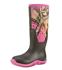 HISEA Women's Short Rain Boots Fashion Waterproof Chelsea Boots Ankle Garden Shoes for Ladies Non Slip Outdoor Work Booties Lightweight Rubber Rainboots with Comfort Insole