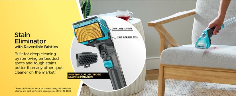 Shark Carpet Xpert Hair Pro with Stain Striker, Upright Carpet, Area Rug & Upholstery Cleaner, Carpet Shampooer, 4 Tools, Copper, EX301