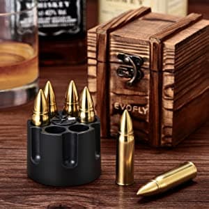 Gifts for Men Dad Husband, Whiskey Stones, Unique Christmas Anniversary Birthday Stocking Stuffers Gift Ideas for Him Boyfriend, Man Cave Stuff Cool Gadgets Retirement Bourbon Presents for Uncle