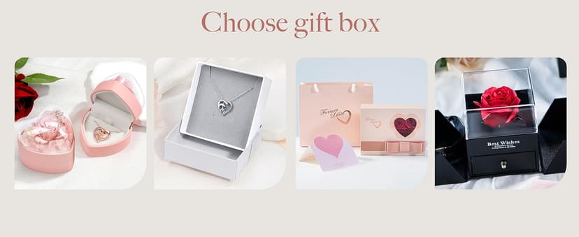 Easycosy Custom Name Necklace with Simulated Birthstones Customized Promise Necklace Heart Pendant with Engraved Names - Anniversary Birthday Jewelry Gifts for Women Wife Mom Grandma Mothers Day