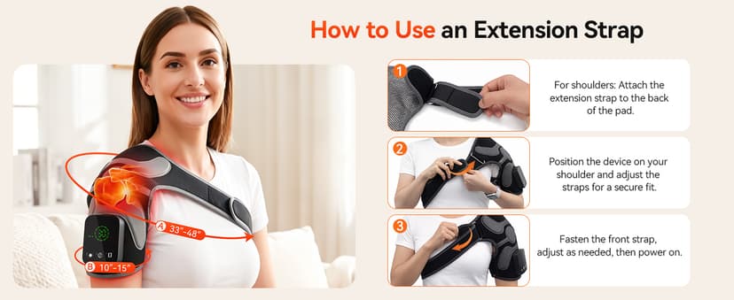 Red Light Therapy Knee Massager 660nm & 850nm, Heated Vibration Knee Brace Cordless Rechargeable 5000mAh, Timer & Pulse Modes for Knee Elbow Shoulder Joint Comfort Support Device B0GS5MWP52