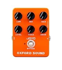 JOYO Bass Guitar Pedals High Gain Overdrive Effect Pedal with Independent Mid Frequency and Gain Boost for Bassist Electric Guitar Bass (DOUBLE THRUSTER R-28)