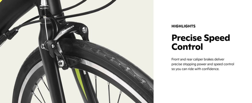 Schwinn Phocus 1.6 Disc Road Bike, 700c Bike for Men and Women, 16-Speed Road Bicycle, Lightweight Aluminum Frame, Alloy Carbon Fork, Disc Brakes, Aerodynamic Riding Position, Bikes for Adults