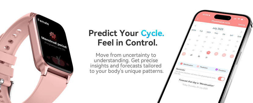 ChronArk Fitness Tracker for Women Men, Activity Smart Watch Compatible with Android iPhone, Step Counter with 110+ Sports, Sleep Monitor, Calorie Counter, IP68 Waterproof (Pink, 1.57)