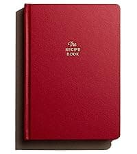 Kunitsa Co. Recipe Notebook - Keepsake Gift, Hardcover Blank Recipe Book to Write In Your Own Recipes with Journaling Prompts About the Chef, 100 Recipes, Dark Pine