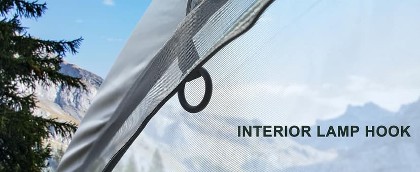 camppal 1 Person Tent for Camping Hiking Mountain Hunting Backpacking Tents 4 Season Resistance to Windproof Rainproof and Waterproof