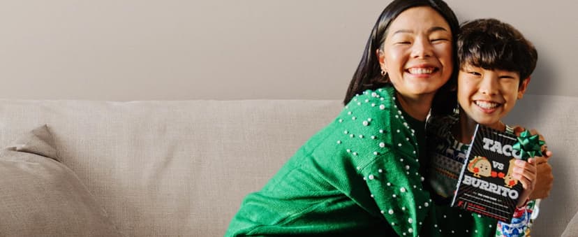 Taco vs Burrito - The Wildly Popular Surprisingly Strategic Card Game Created by a 7 Year Old - 5 Ways to Play - a Family-Friendly Party Game for Kids, Teens & Adults