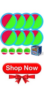 Ayeboovi Toss and Catch Ball Game Outdoor Toys for Kids Yard Games Beach Toys Outside Games for 3 4 5 6 7 8 9 10 Year Old Boys Girls (Upgraded)