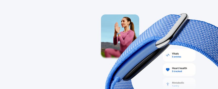 Google Fitbit Air - Screenless Activity Tracker with Fitness, Heart Rate, and Sleep Tracking - Personalized AI-Powered Coaching - Up to 7 Days’ Battery Life - Works with iOS and Android - Obsidian