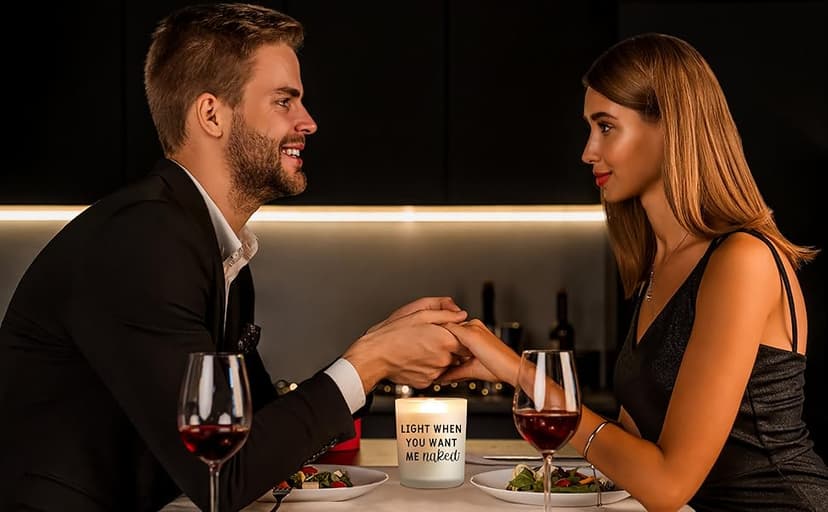 Gifts for Him Boyfriend Husband Men Couples Gift Ideas, Romantic Valentines Day Gift for Him, Naughty Boyfriend Birthday Gifts, Funny Anniversary Presents for Men Husband Couple, Christmas, Candles