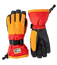 Hestra Unisex Leather Box Mitt, Leather Winter Ski Mittens for Alpine Skiing & Cold Winter Weather for Men & Women