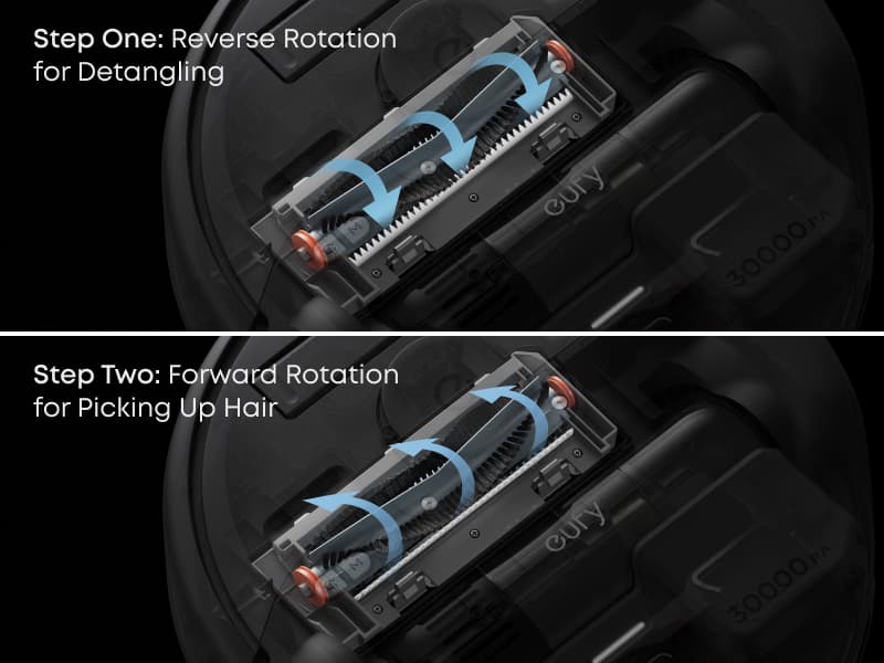 eufy Robot Vacuum 3-in-1 E20,with Versatile Stick and Handheld Vacuum Cleaner Combo,Self Emptying Up to 75 Days,Max 30,000Pa,Smart Obstacle Avoidance,Pro-Detangle,Ideal for Carpet,Crevices,Stairs