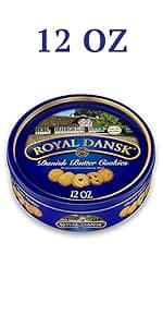 Royal Dansk Danish Cookie Selection, No Preservatives or Coloring Added, 12 Oz. (Pack of 1)