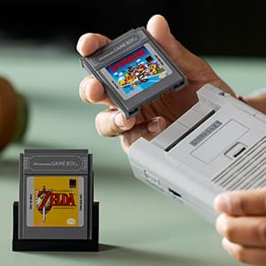 LEGO Super Mario Game Boy - Retro Building Sets for Adults, Ages 18+ - Gifts for Birthdays - Collectible Model with Game Paks and Display Stand - 72046
