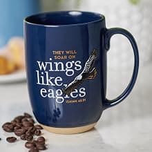 Christian Art Gifts Sage Green Floral Ceramic Coffee Mug – 15 oz. Microwave and Dishwasher-safe Inspirational Scripture Coffee and Tea Mug for Friends with Bible Verse: Sweet Friendship –Proverbs 27:9