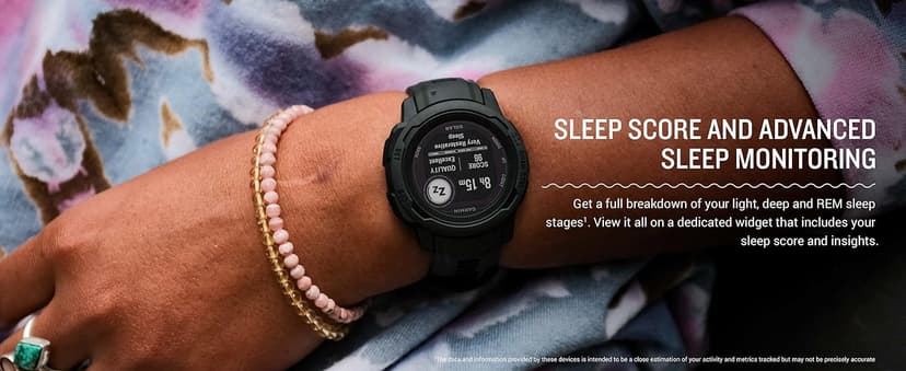 Garmin Garmin Instinct 2 Solar, Smaller-Sized Rugged Outdoor Watch with GPS, with Solar Charging Capabilities, Built for All Elements, Multi-GNSS Support, Tracback Routing and More, Graphite