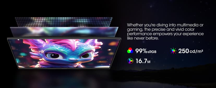 KOORUI Computer Monitor 22 Inch PC Gaming Full HD 1080P 100Hz VA Panel LCD Display with Adpitive sync (HDMI/VGA/VESA 100x100mm/Audio Out)