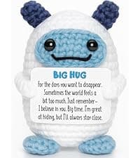 You're My Boo Buddy Cute Halloween Spooky Gifts - Funny & Romantic Handmade Crochet Ghost Plush Decor for for Girlfriend, Boyfriend, Couples, Her, Him, Friends, Valentine,Christmas Stocking Stuffer