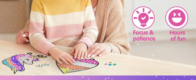 Birthday Gifts Kit for Girls Boys Ages 4 5 6 7 8 9 10 Years Old DIY Creative Kids' Mosaic Kits Diamond Art Crafts Toys ZIZZ Diamond Window Art Suncatcher Kits for Kid 5PCS Gem Painting Crafts B0FM3YQY2W