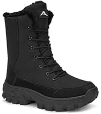 Ecetana Womens Snow Boots Winter Shoes: Ankle Booties Warm Fur Lined Waterproof Non-Slip Boots for Women