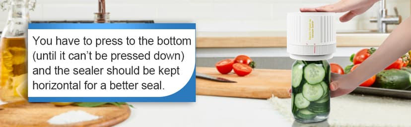 Electric Mason Jar Vacuum Sealer Kit for Wide Mouth and Regular Mouth Mason Jar - White