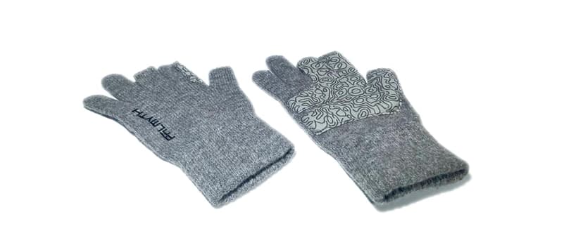 Palmyth Wool Fishing Gloves 3-Cut Fingers Warm for Men and Women Cold Weather Fingerless Gloves for Winter Fly Fishing