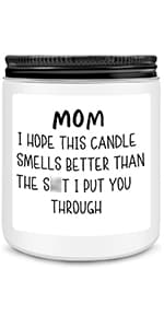 Homsolver Friends Birthday Christmas Gifts for Women, Friend Funny Scented Soy Candles Gift, Our Friendship Candle Premium Lavender Scent