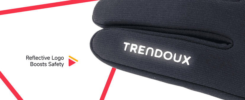 TRENDOUX Winter Gloves for Men Women: 100% Waterproof Windproof Thin Touchscreen Gloves Anti-Slip, Mens Womens Warm Lightweight Glove Polar Fleece Lined for Driving Running Riding Cycling Typing