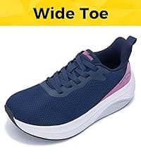AOV Women Arch Support Walking Shoes Orthotic Sneakers for Plantar Fasciitis Foot and Heel Pain Relief Tennis Shoes