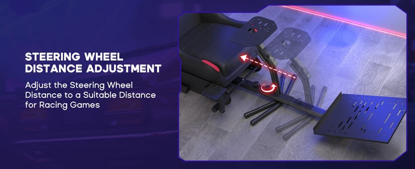 DIWANGUS Racing Simulator Cockpit Racing Wheel Stand with Seat Gaming Chair Sim Racing Cockpit for G29 G920 G923 G PRO RS50 T248 T300RS R3 R5 R9 R12 R16 R21 R25 Xbox PS4 PS5 PC Accessories