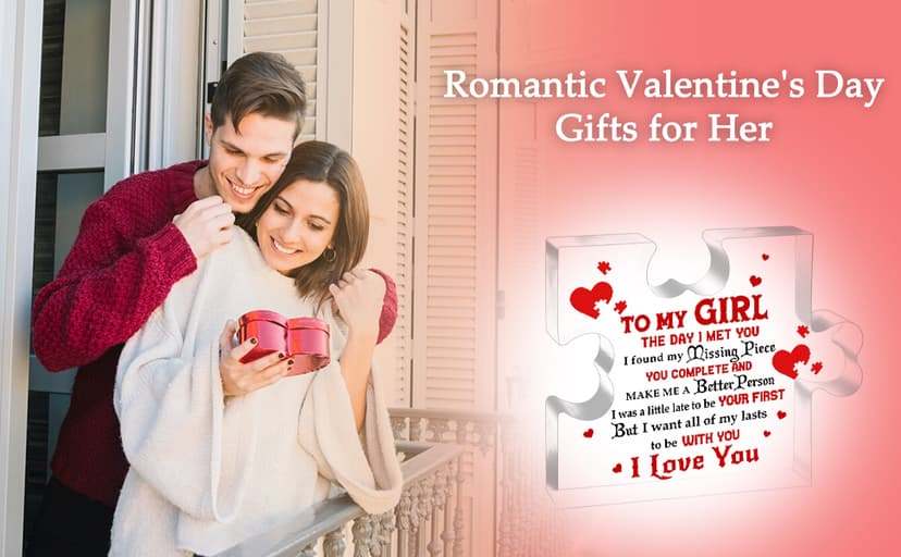 I Love My Gf, I Love My Girlfriend, Gf Gifts, Miss You, Gift for Gf, Valentines Day Gifts for Gf, Girlfriend Birthday Gift Ideas, Soulmate Gifts for Her, To My Girl Acrylic Block