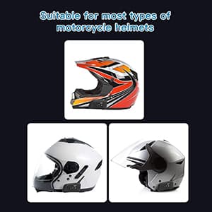 EJEAS V6 Pro Motorcycle Helmet Bluetooth Intercom, 2-Way 1200M Motorcycle Bluetooth Headset Universal Communication System with Noise Cancellation and Waterproof for Dirt Bike/ATV/Snowmobile (2PCS)