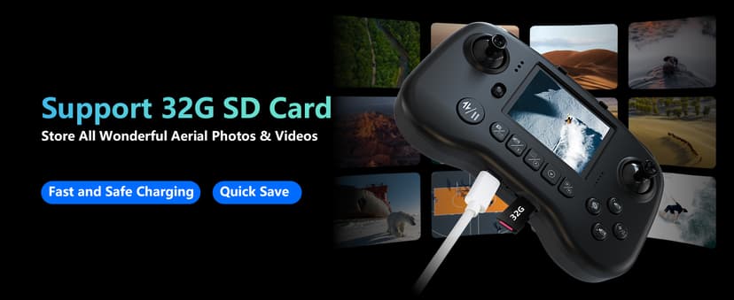 Drone with Camera for Adults LCD Screen FPV Live Video, Professional Brushless Motor 270° Obstacle Avoidance 3D Flips, Foldable RC Mini Quadcopter for Beginners Support 32G SD Card Max Under 250G Gift