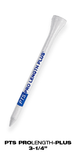 Pride PTS Wood Golf Tees - 135 Count, 3-1/4 Inch - 1 Brand on Tour - Best for Drivers & Woods - Improve Distance and Accuracy