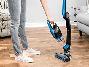 Bissell, 3061 Featherweight Cordless Stick Vacuum, Self-Standing, Electric Blue, Black